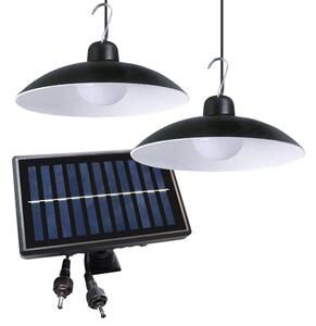 SET 2x LED lampă solară suspendată LED/6W/3,7V 2000 mAh IP44 + DO