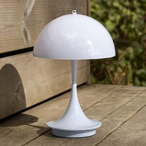 Louis Poulsen Panthella PORTABLE 160 V3, opal albastru deschis, reglabil, Albastru, Camera de zi / sufragerie, Plastic, Design