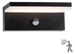 Aplică LED de exterior cu senzor TESA LED/10W/230V IP54 negru