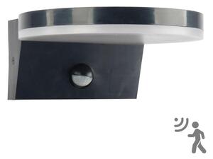 Aplică LED de exterior cu senzor TESA LED/10W/230V IP54 negru