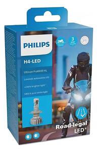 Bec LED pentru motocicletă Philips ULTION 11342 U6000 X1 H4 P43t-38/18W/12V 5800K
