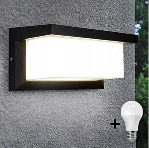 Aplică LED de exterior cu bec și senzor crepuscular NEELY 1xE27/9W/230V IP54