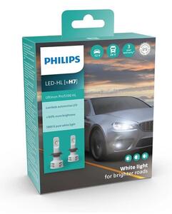 SET 2x bec LED auto Philips 11972U51X2 Ultinon Pro5100 H7 PX426d/12W/12/24V