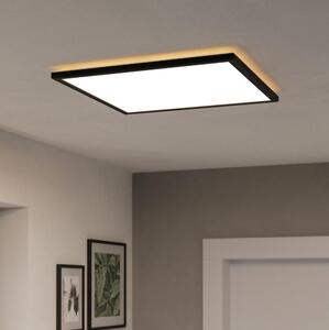 Plafonieră LED de exterior Eglo 901444 ROVITO 17W/230V 50x50 cm IP44 negru