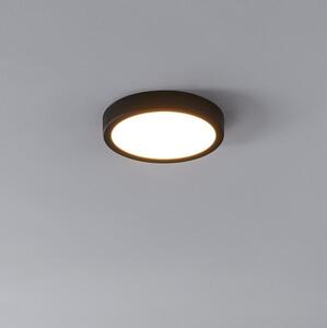 Plafonieră LED cu senzor Eglo 901013 FUEVA LED/17W/230V negru
