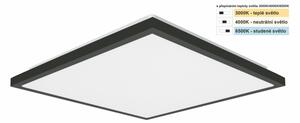 Plafonieră LED pentru baie ONYX LED/24W/230V IP44 38x38 cm negru