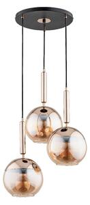 Lustră pe cablu VOLDA 3xE27/15W/230V d. 52 cm alamă