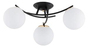 Lustră aplicată SAVI 3xE14/10W/230V negru/auriu