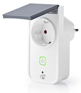 Priză inteligentă de exterior Nedis WIFIPO120FWT 3680W/230V/tip F/16A Wi-Fi IP44