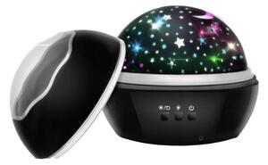 ﻿Lampa de veghe ambientala rotativa magic ball f9g5 cu proiectie