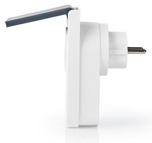 Priză inteligentă de exterior Nedis WIFIPO120FWT 3680W/230V/tip F/16A Wi-Fi IP44