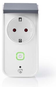 Priză inteligentă de exterior Nedis WIFIPO120FWT 3680W/230V/tip F/16A Wi-Fi IP44