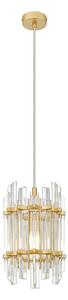 Lustră pe cablu Zuma Line P0556-01D-V7V7 ALEXANDRIA 1xE14/40W/230V auriu