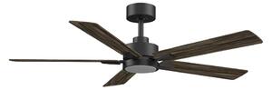 Ventilator LED dimabil de tavan Aigostar LED/20W/230V 2700-6500K 132 cm maro + telecomandă