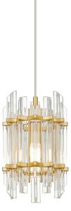 Lustră pe cablu Zuma Line P0556-01D-V7V7 ALEXANDRIA 1xE14/40W/230V auriu
