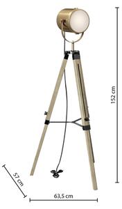 Lampadar Atmosphera EBOR 1xE27/25W/230V pin/alamă