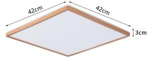 Brilagi - Plafonieră LED pentru baie ULTRA SLIM LED/24W/230V 42x42 cm roz auriu IP54