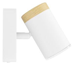 Eglo CONSUMA 300003 - Aplica spot de perete pentru baie, 1x GU10, 3 W, 230 V, IP44, alb/bej
