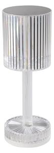 Eglo 75817 - Lampă de masă LED RGB reglabilă, reîncărcabilă LUCIGNANO, LED/800 mAh, transparentă