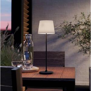 Eglo 75934 - Lampă de masă LED reîncărcabilă, cu dimmer, LEONERO, LED 3,8 W / 5 V, 2000 mAh, neagră/cremă