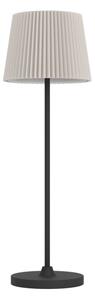 Eglo 75934 - Lampă de masă LED reîncărcabilă, cu dimmer, LEONERO, LED 3,8 W / 5 V, 2000 mAh, neagră/cremă