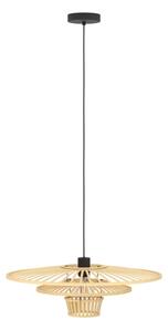 Eglo 44012 - Lustră suspendată LYDNEY, 1xE27/40W/230V, bambus