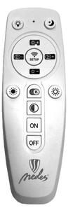 Brilagi - Pendul LED CIRCLE reglabil pe cablu, 55W/230V, 3000-6500K, auriu + telecomandă