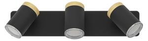 Eglo 300002 - Corp de iluminat spot pentru baie CONSUMA 3xGU10/3W/230V IP44 negru/bej