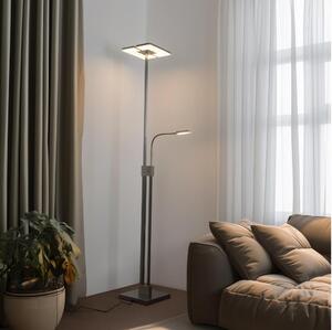 Lampadar LED dimabil Eglo 33182 SOLANO 1xLED/26W/230V+1xLED/3,2W crom