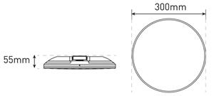 Plafonieră LED pentru baie SLIDE LED/6/12/18/24W/230V IP44 alb