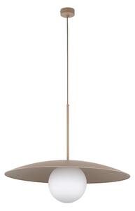 Lustră pe cablu SLATE 1xE27/15W/230V d. 65 cm bej
