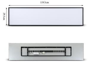 Plafonieră LED Brilagi SLIMFRAME LED/58W/230V 120x30 cm negru