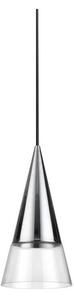 Lustră LED pe cablu Ideal Lux CONO 1xGU10/7W/230V d. 15 cm crom