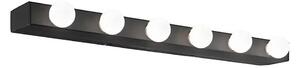 Aplică Ideal Lux PRIVE 6xE14/40W/230V negru
