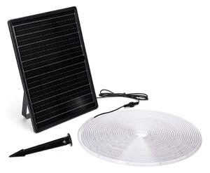 Bandă LED solară dimabilă LED/20W/3,2V 20 m 2700K IP65 + telecomandă