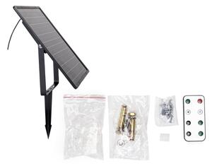 Aigostar - Bandă LED solară reglabilă, 20 W, 3,2 V, 20 m, 2700 K, IP65, cu telecomandă