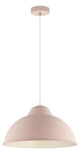 Lustră pe cablu Eglo 54964 TRURO-P 1xE27/60W/230V roz