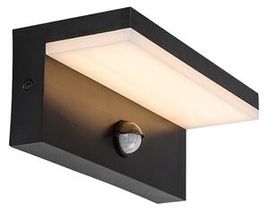 Aplică LED de exterior cu senzor Rabalux 77115 ZARAGOZA LED/9W/230V IP54 negru