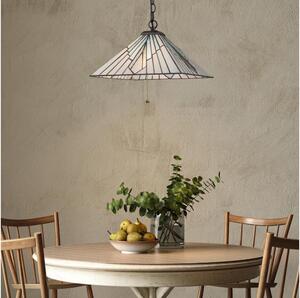 Elstead TF-ALDERLEY-P - Candelabru cu lanț Tiffany ALDERLEY 1xE27/60W/230V