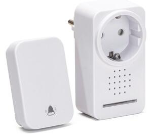 Sonerie fără fir pentru priză Aigostar 1Z 3680W/230V IPX4 alb