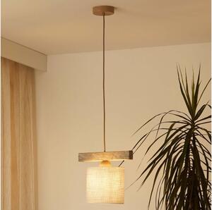 Lustră pe cablu Brilagi FOREST 1xE27/15W/230V pin/maro/crem