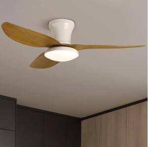 Ventilator LED dimabil de tavan Brilagi LED/30W/230V 3000-6500K alb/maro + telecomandă