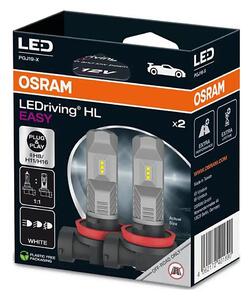 SET 2x bec LED auto Osram H8/H11/H16 PGJ19-X/8,2W/12V 6000K