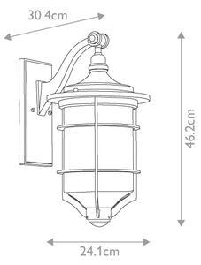 Aplică de exterior ROYAL 1xE27/60W/230V IP44 Elstead KL-ROYAL-MARINE2-M