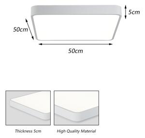 Brilagi - Lampă de tavan POOL SQUARE LED/48W/230V 50x50 cm albă