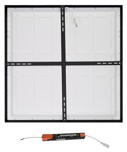 Plafonieră LED pentru baie FRAME LED/40W/230V 60x60 cm IP44 negru Brilagi