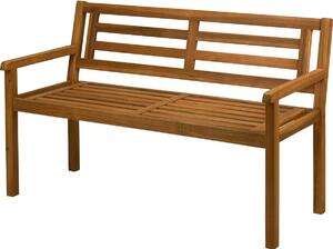 Bancă de grădină Alissa, lemn de acacia, 120 x 57cm x în.75 cm