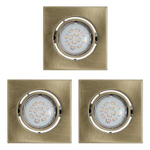 Eglo 93248 - Set 3x spoturi LED încastrate IGOA 3xGU10/5W/230V