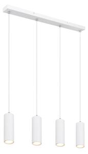 Lustră pe cablu ROBBY 4xGU10/35W/230V albă Globo 57911-4HW