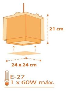 Dalber D-73452 - Lustră copii DINOS 1xE27/60W/230V